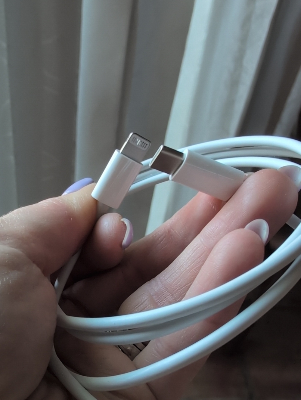 USB-C to Apple USB A Lightning Cable - Fast Charging 42" Replacement Earbud Pads